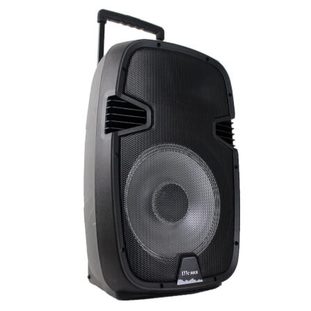 ลำโพงบลูทูธ 15 นิ้ว แถมไมค์ไร้สาย McRock รุ่น DHT-730DF(A15) พร้อมแบตเตอรี่และล้อลาก_6
